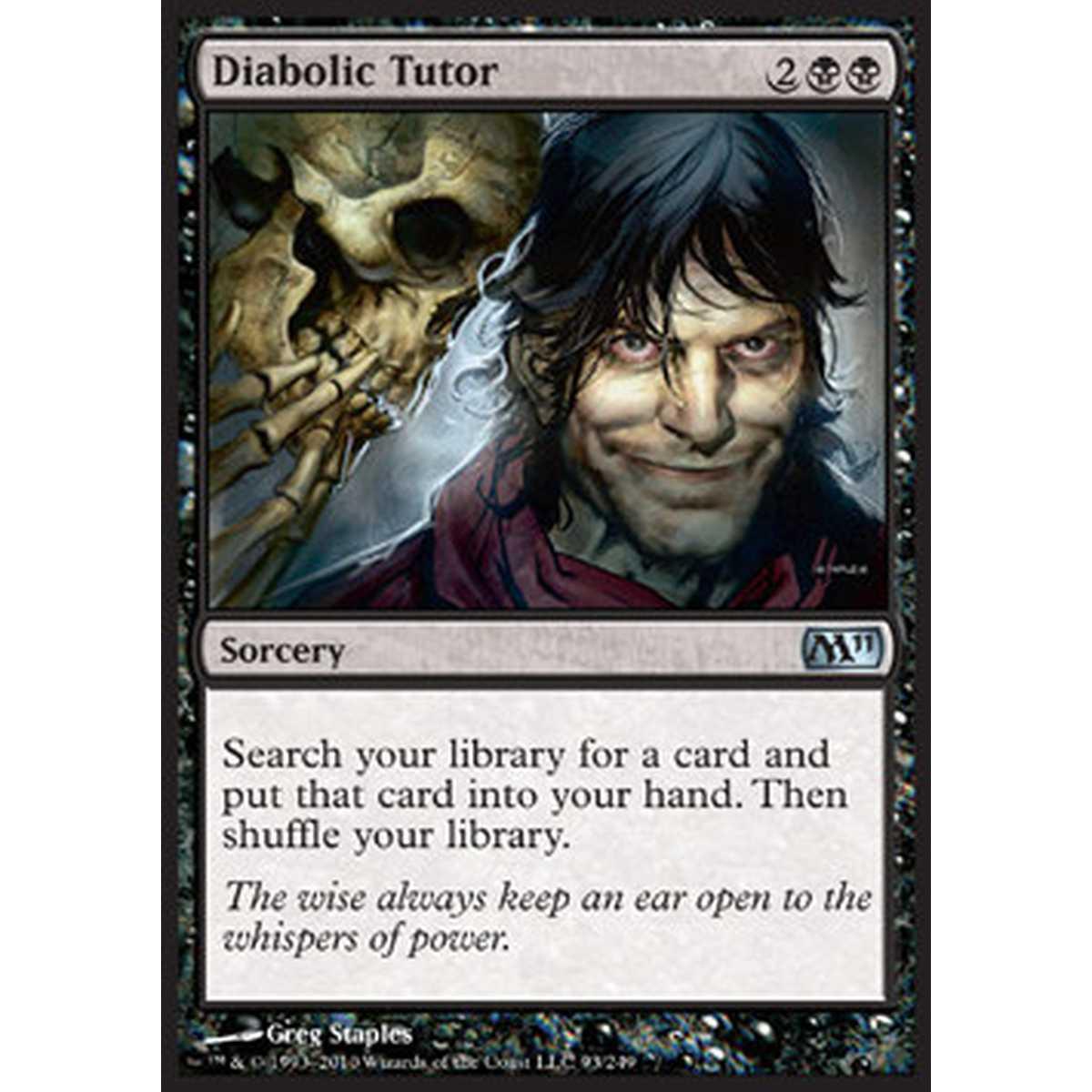 Diabolic Tutor - Tutore Diabolico - [M11] [EX] [Foil]