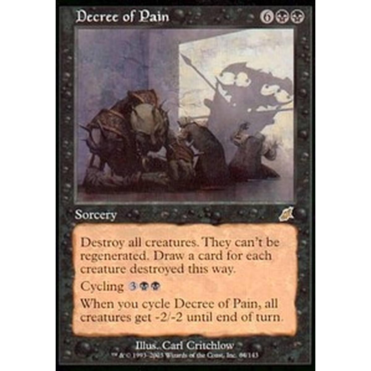 Decree of Pain - è¦çã®å½ä»¤ - [SCG] [EX]