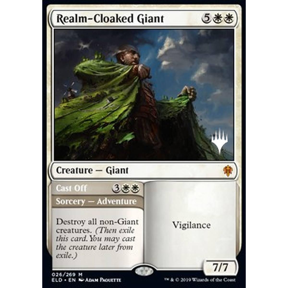 Realm-Cloaked Giant // Cast Off (V.2) - Gigante del Mantoreame // Gettare Via (V.2) - [PELD] [NM] [Foil]