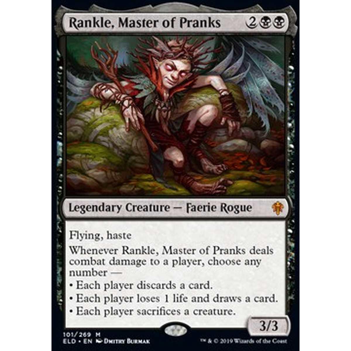 Rankle, Master of Pranks - Rankle, Master of Pranks - [ELD] [NM] [Foil]