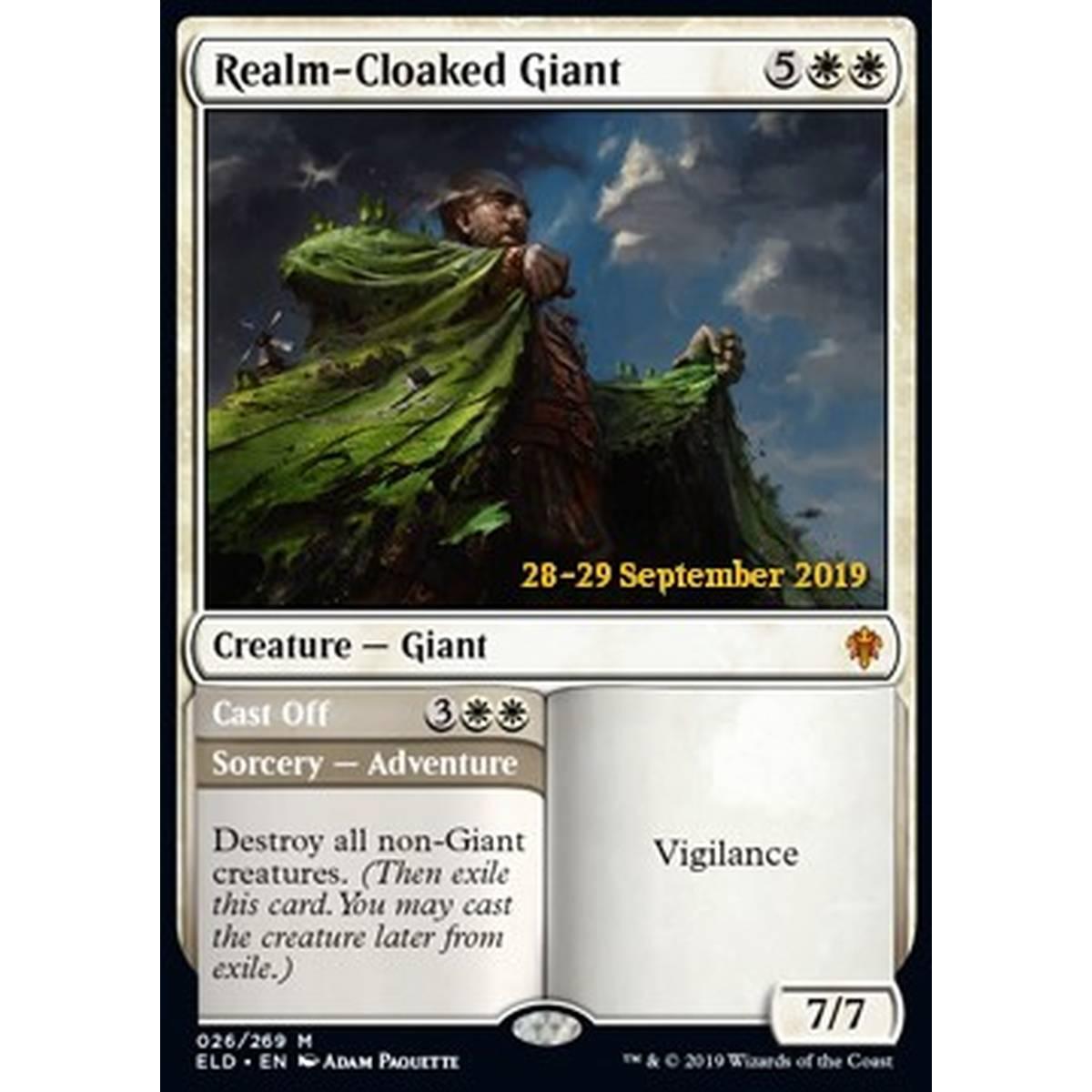 Realm-Cloaked Giant // Cast Off (V.1) - Gigante del Mantoreame // Gettare Via (V.1) - [PELD] [NM] [Foil]