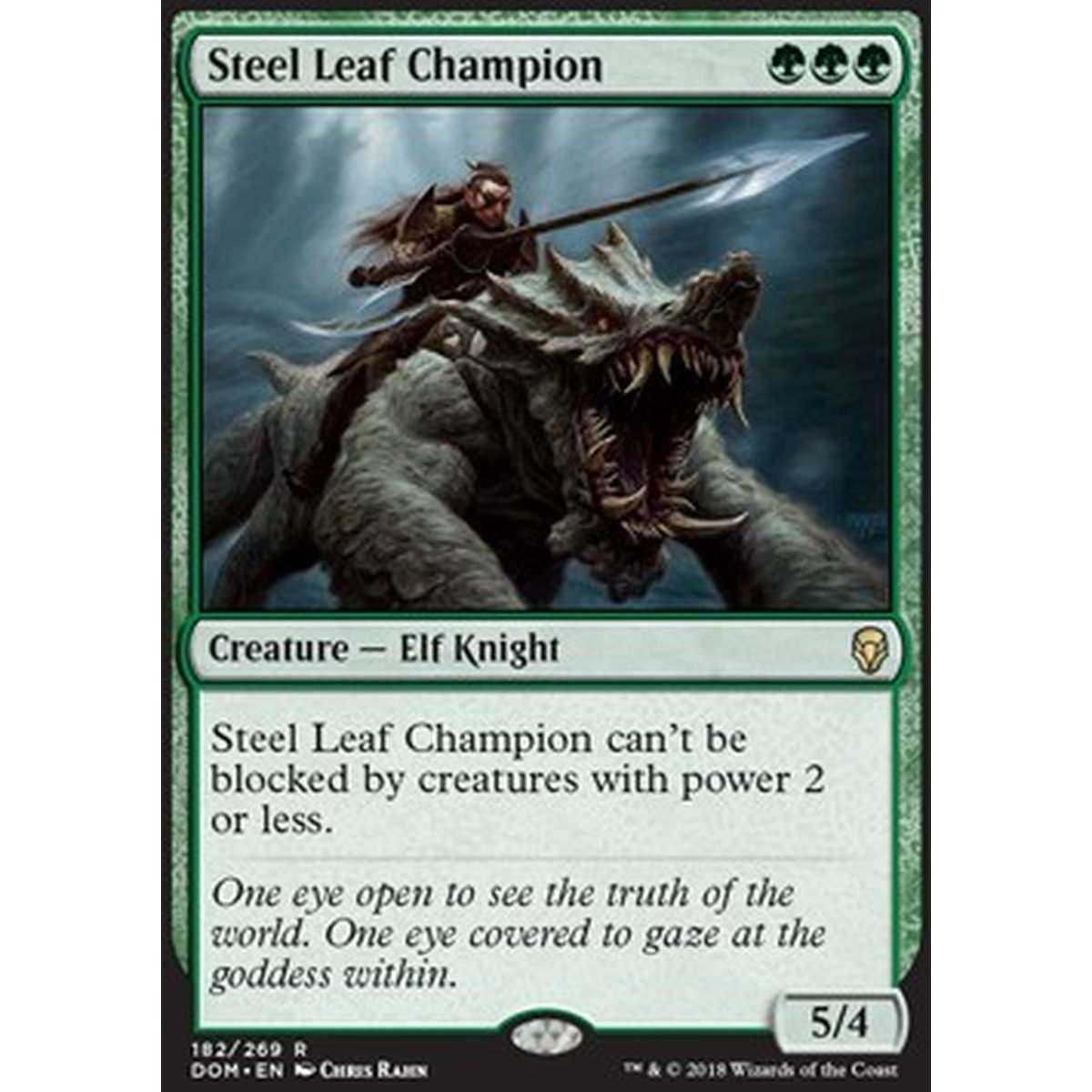 Steel Leaf Champion - Campione Foglia d'Acciaio - [DOM] [NM] [Foil]
