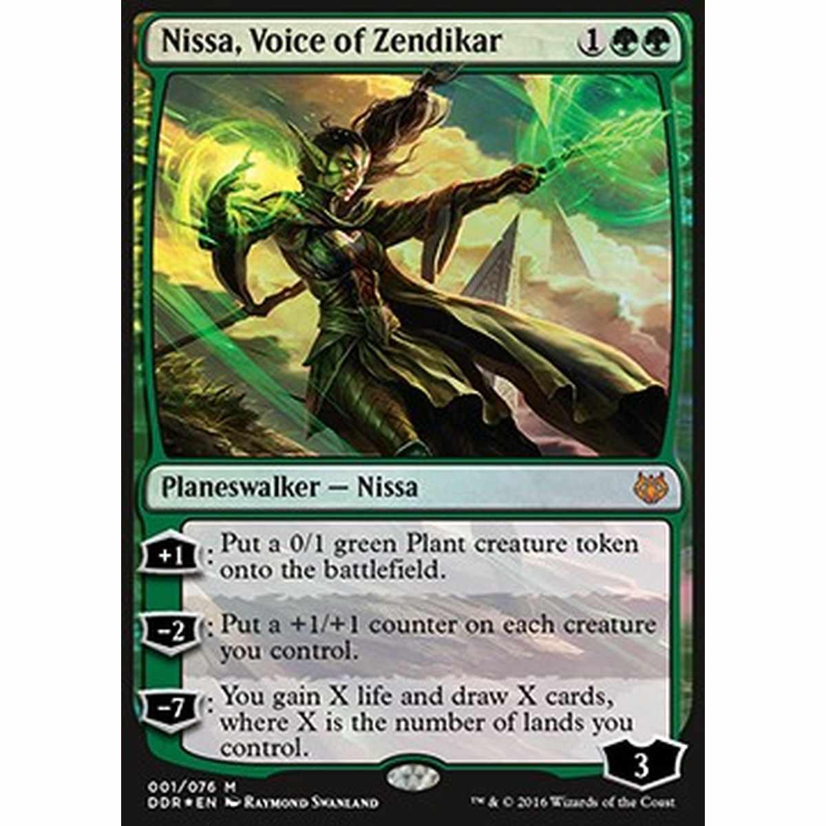 Nissa, Voice of Zendikar - Nissa, Voice of Zendikar - [DDR] [NM] [Foil]