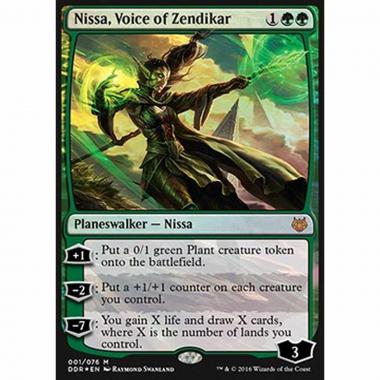 Nissa, Voice of Zendikar - Nissa, Voice of Zendikar - [DDR] [NM] [Foil]