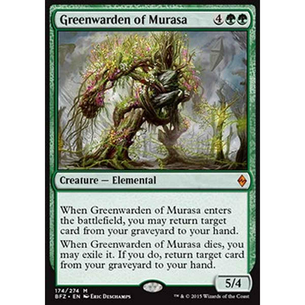 Greenwarden of Murasa - Greenwarden of Murasa - [BFZ] [EX] [Foil]
