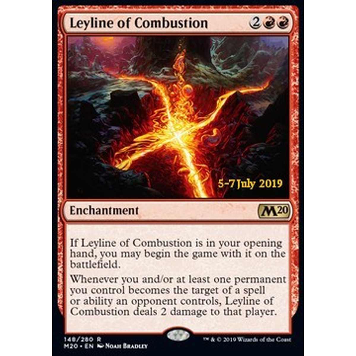 Leyline of Combustion (V.2) - Leyline della Combustione (V.2) - [XM20] [NM] [Foil]