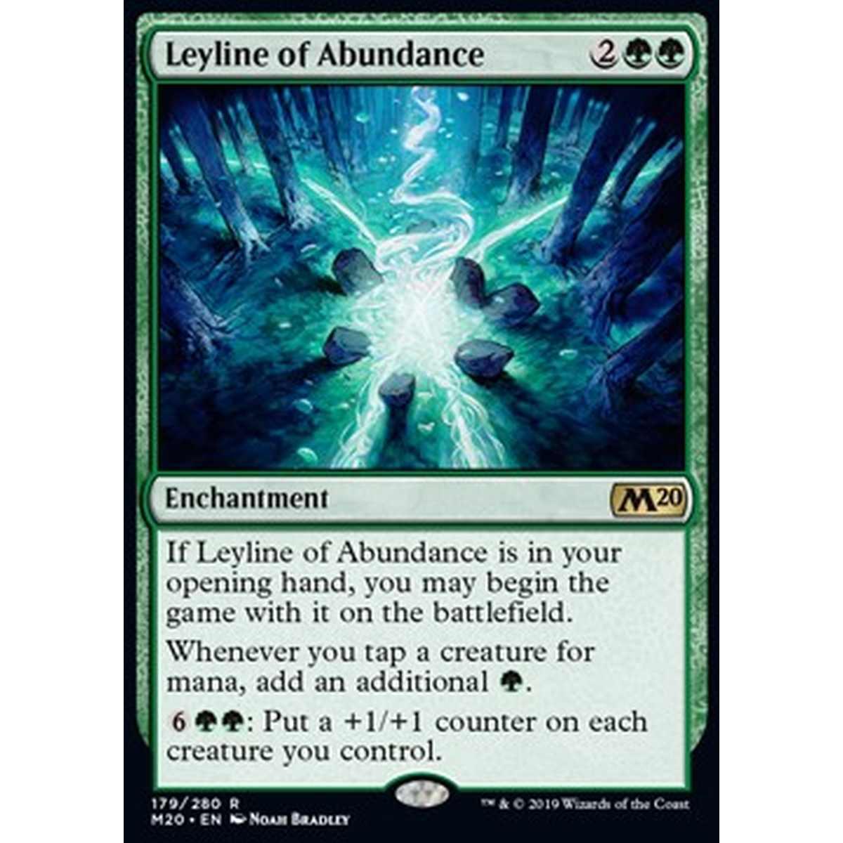 Leyline of Abundance - Leyline dell'Abbondanza - [M20] [NM] [Foil]