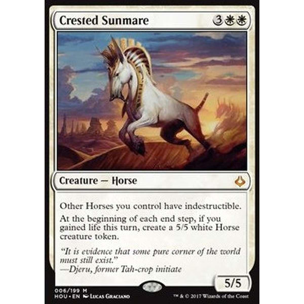 Crested Sunmare - Destriero Solare Crestato - [HOU] [NM]