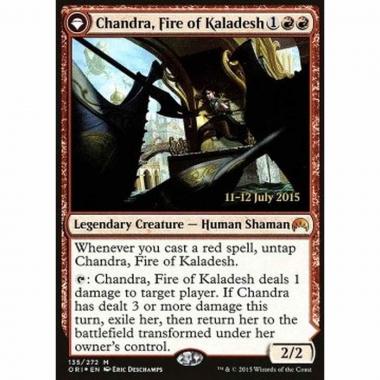 Chandra, Fire of Kaladesh // Chandra, Roaring Flame - Chandra, Fuoco di Kaladesh // Chandra, Fiamma Ruggente - [PORI] [NM] [Foil]