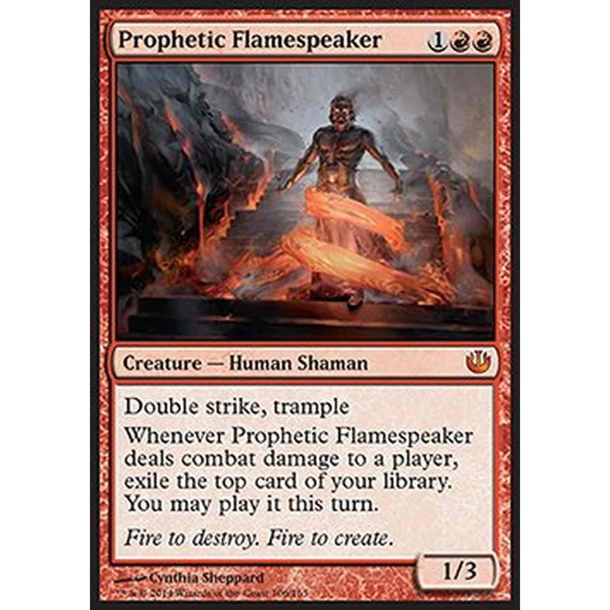 Prophetic Flamespeaker - Profeta Oratore delle Fiamme - [JOU] [NM] [Foil]