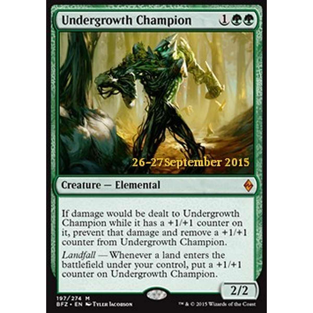 Undergrowth Champion - Campione del Sottobosco - [PBFZ] [NM] [Foil]