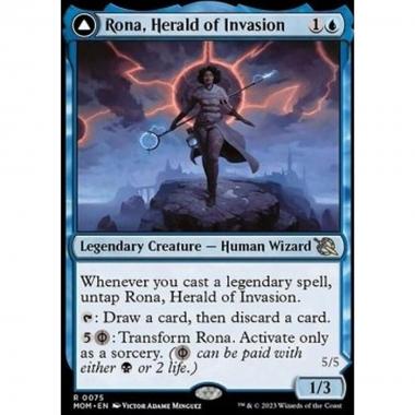 Rona, Herald of Invasion // Rona, Tolarian Obliterator - Rona, Herald of Invasion // Rona, Tolarian Obliterator - [MOM] [NM] [Foil]
