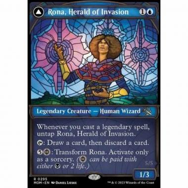 Rona, Herald of Invasion // Rona, Tolarian Obliterator - Rona, Herald of Invasion // Rona, Tolarian Obliterator - [XMOM] [NM] [Foil]