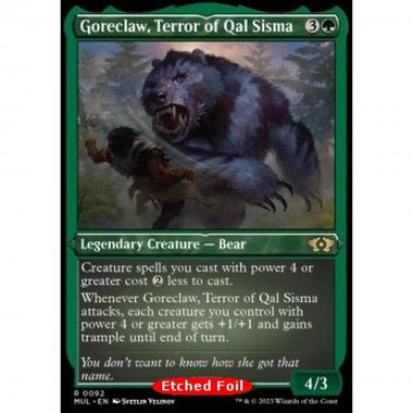 Goreclaw, Terror of Qal Sisma (V.2) - Goreclaw, Terror of Qal Sisma (V.2) - [MUL] [NM] [Foil]