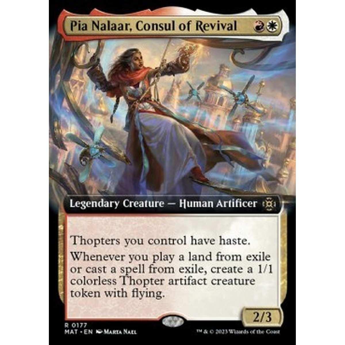 Pia Nalaar, Consul of Revival (V.3) - Pia Nalaar, Consul of Revival (V.3) - [XMAT] [NM] [Foil]