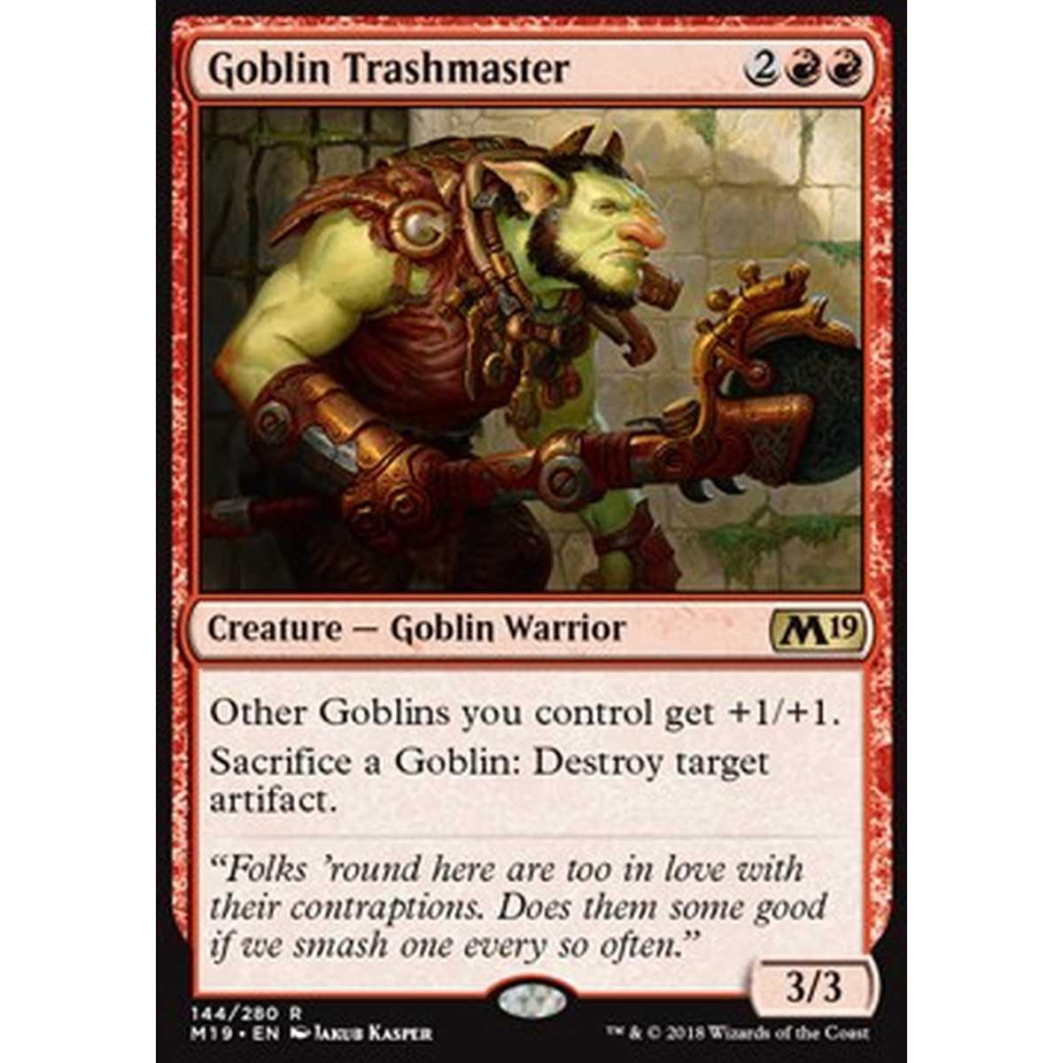 Goblin Trashmaster - Goblin Trashmaster - [M19] [EX]