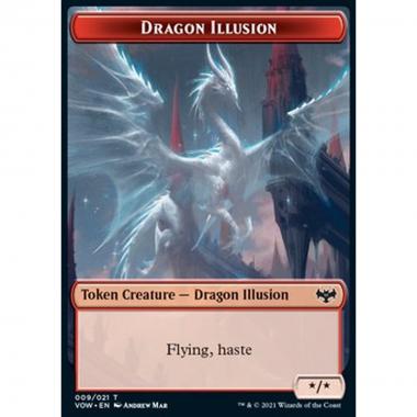 Dragon Illusion Token (Red */*) - Dragon Illusion Token (Red */*) - [XVOW] [NM]