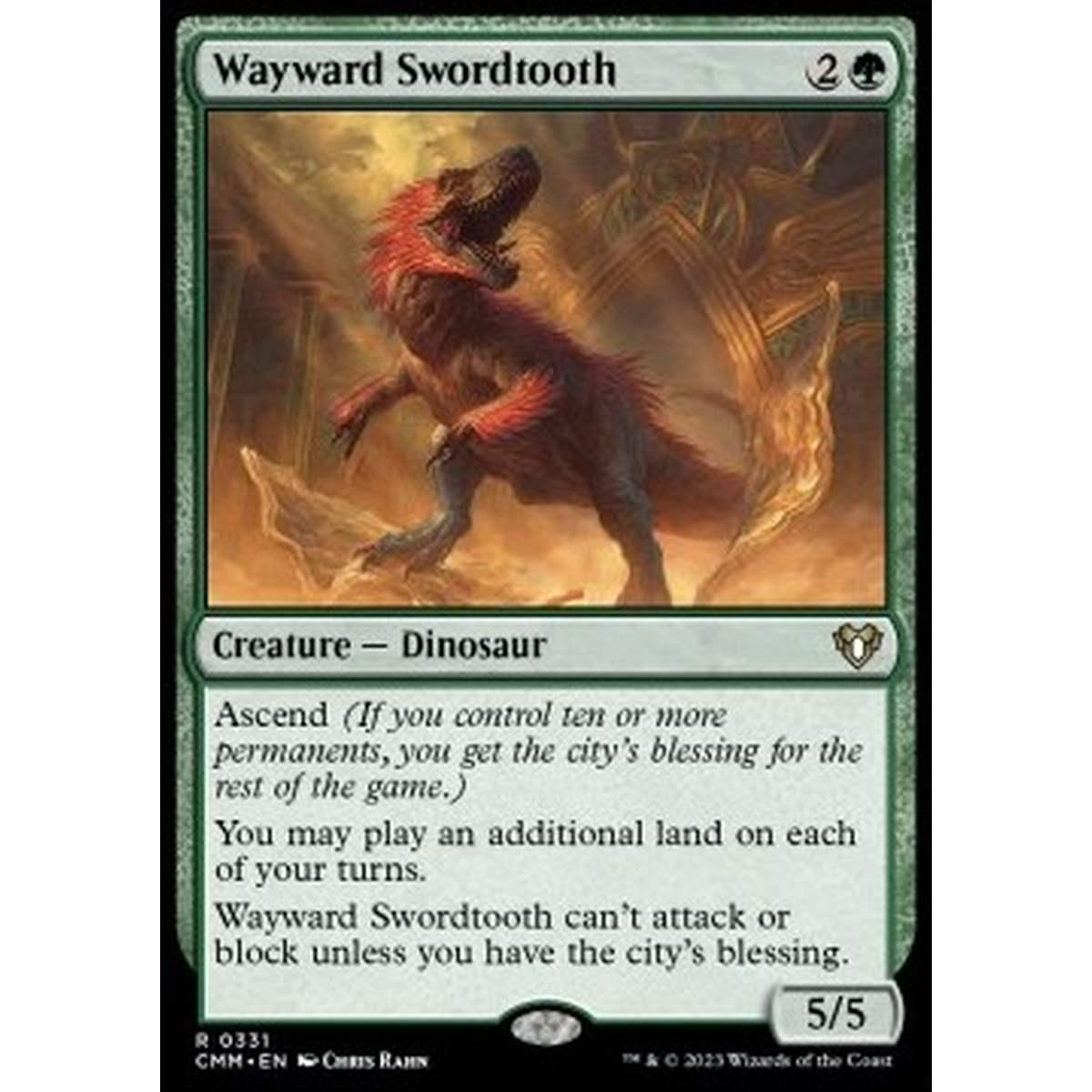 Wayward Swordtooth - Wayward Swordtooth - [CMM] [NM] [Foil]