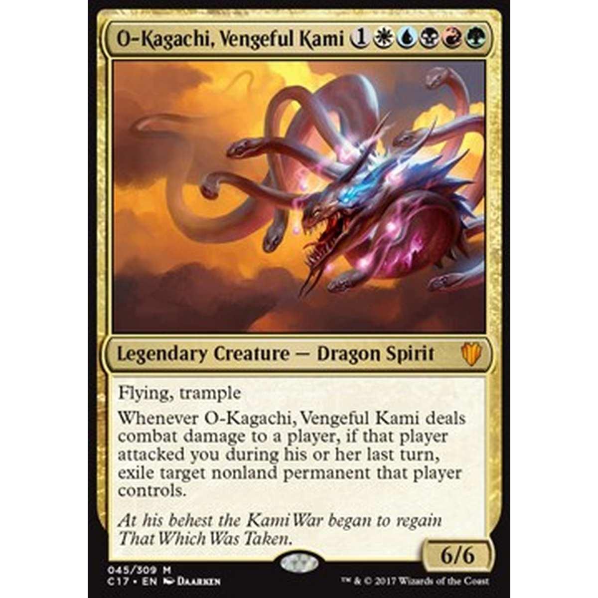 O-Kagachi, Vengeful Kami - O-Kagachi, Kami Vendicativo - [C17] [NM] [Foil]