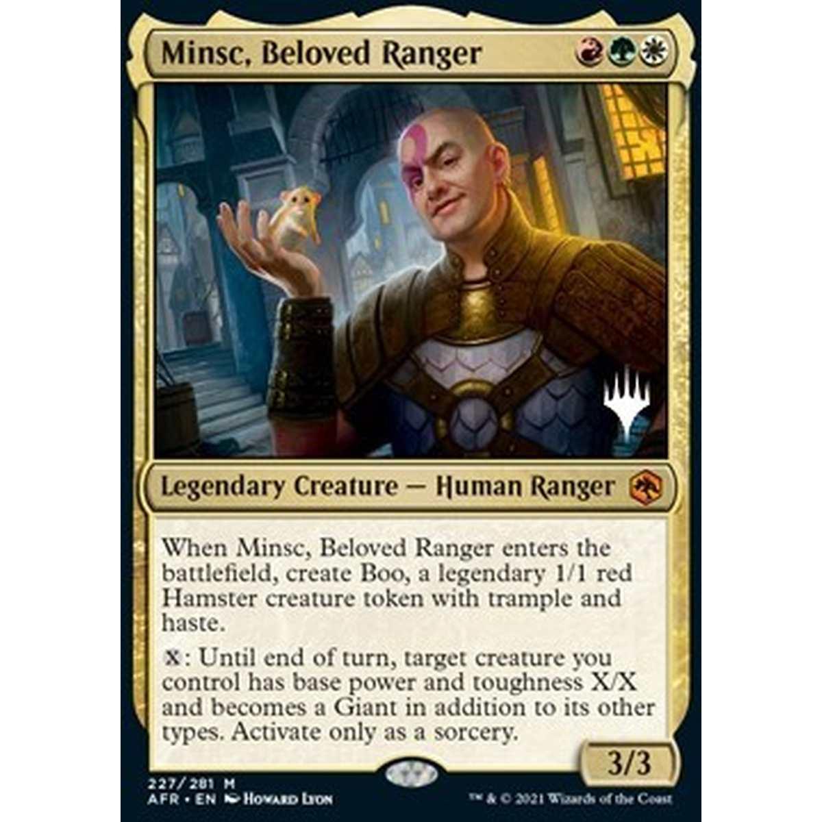 Minsc, Beloved Ranger (V.2) - Minsc, Ranger Beneamato (V.2) - [PAFR] [NM] [Foil]