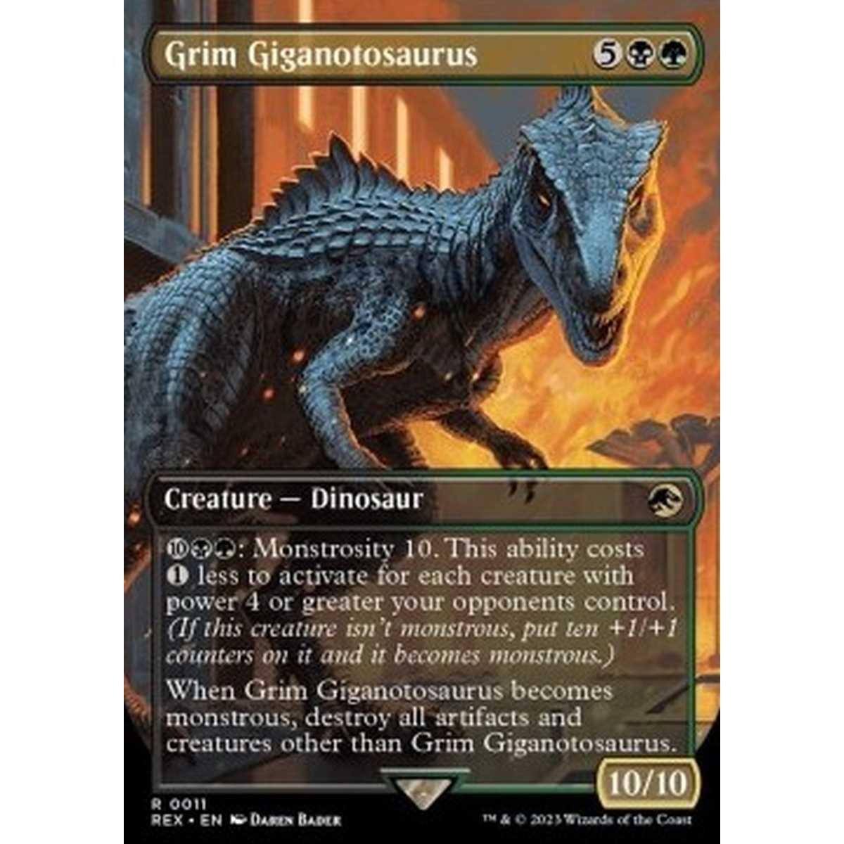 Grim Giganotosaurus (V.1) - Grim Giganotosaurus (V.1) - [REX] [NM]
