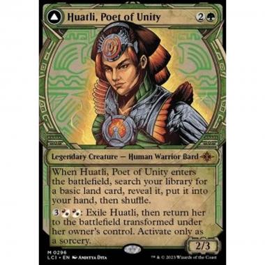 Huatli, Poet of Unity // Roar of the Fifth People (V.1) - Huatli, Poet of Unity // Roar of the Fifth People (V.1) - [XLCI] [NM]