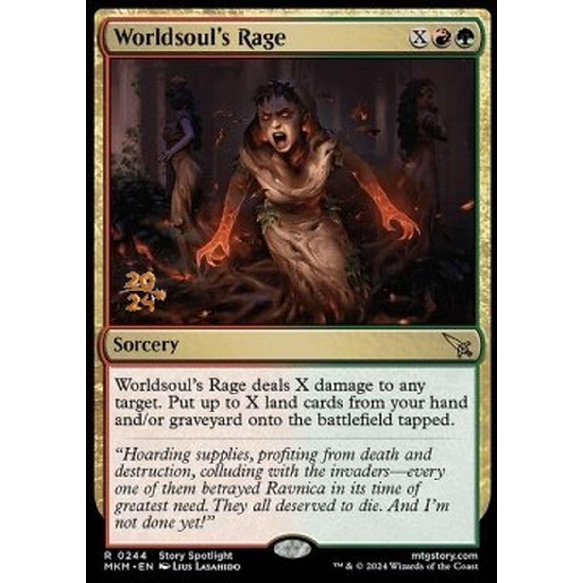Worldsoul's Rage (V.1) - Furia dell'Anima del Mondo (V.1) - [PMKM] [NM] [Foil]