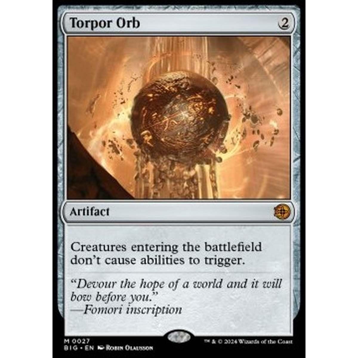 Torpor Orb (V.1) - Torpor Orb (V.1) - [BIG] [NM]