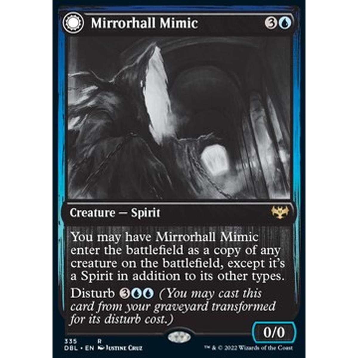 Mirrorhall Mimic // Ghastly Mimicry - Mirrorhall Mimic // Ghastly Mimicry - [DBL] [NM] [Foil]
