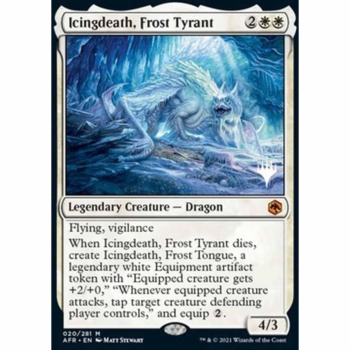 Icingdeath, Frost Tyrant (V.2) - Mortegelida, Tiranno del Gelo (V.2) - [PAFR] [NM]