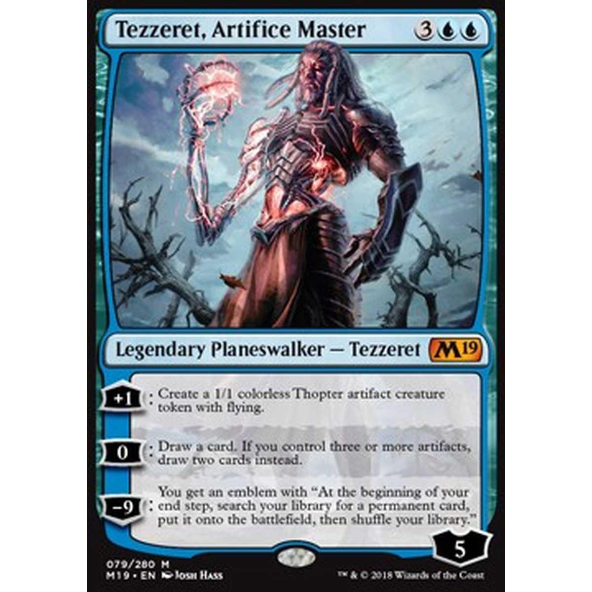 Tezzeret, Artifice Master - Tezzeret, Artifice Master - [M19] [NM]