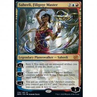 Saheeli, Filigree Master - Saheeli, Filigree Master - [BRO] [NM] [Foil]