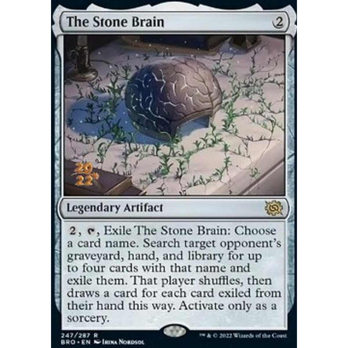 The Stone Brain (V.1) - Il Cervello Roccioso (V.1) - [PBRO] [NM] [Foil]