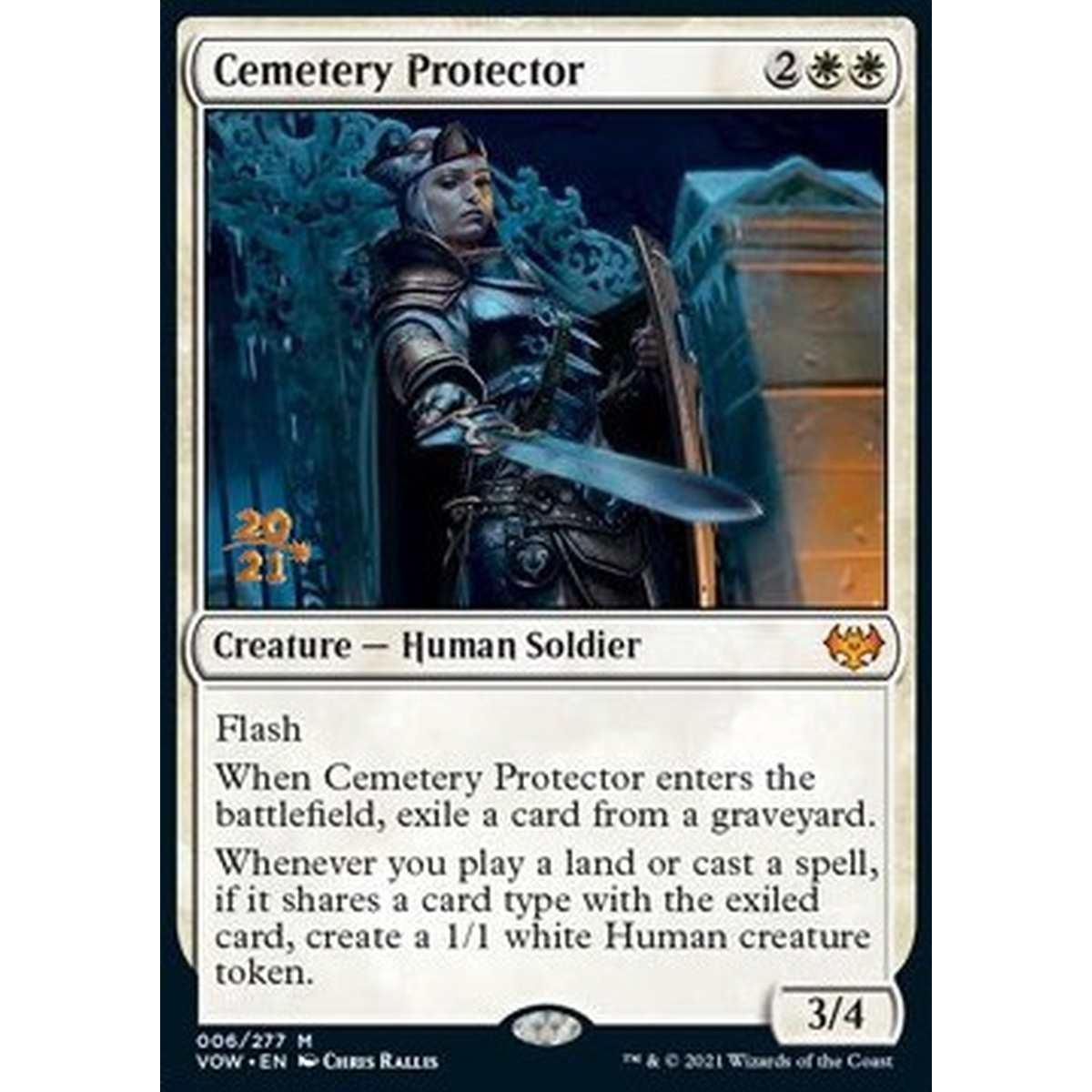 Cemetery Protector (V.1) - Protettrice del Cimitero (V.1) - [PVOW] [NM] [Foil]
