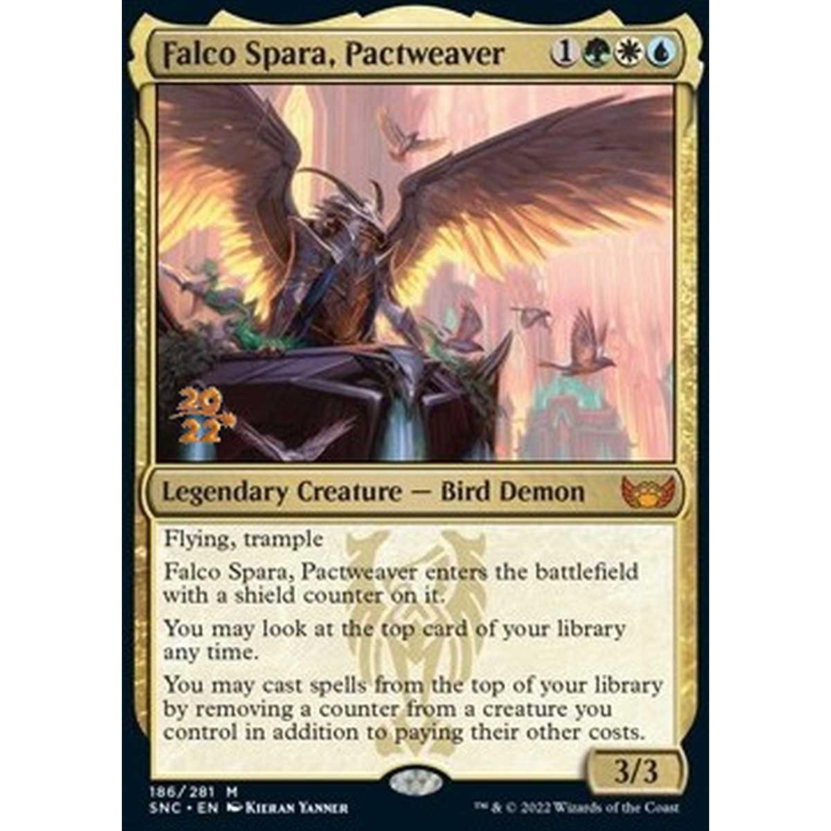 Falco Spara, Pactweaver (V.1) - Falco Sparo, Tessitore d'Intese (V.1) - [PSNC] [NM] [Foil]