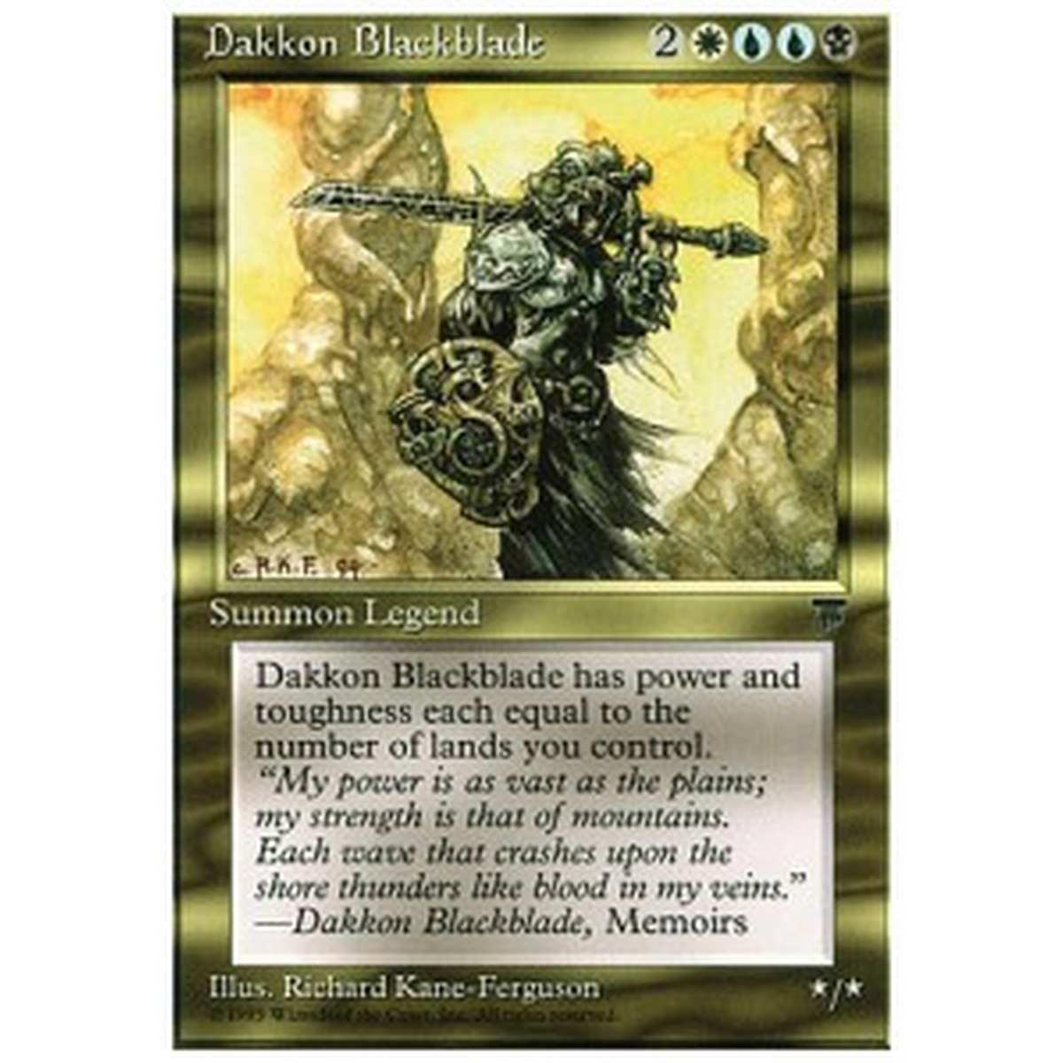Dakkon Blackblade - Dakkon Blackblade - [CHR] [EX]