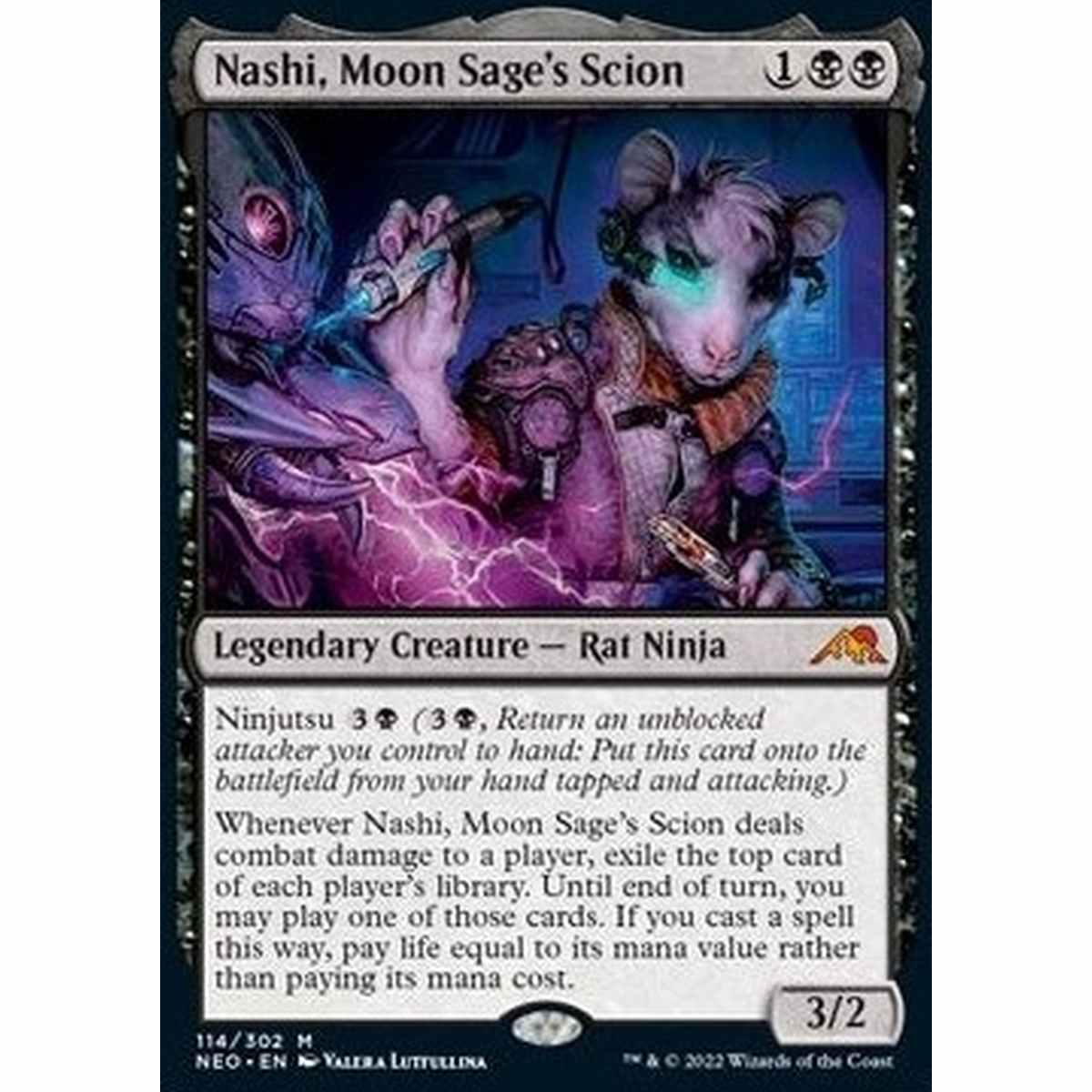 Nashi, Moon Sage's Scion - Nashi, Erede della Saggia della Luna - [NEO] [NM] [Foil]