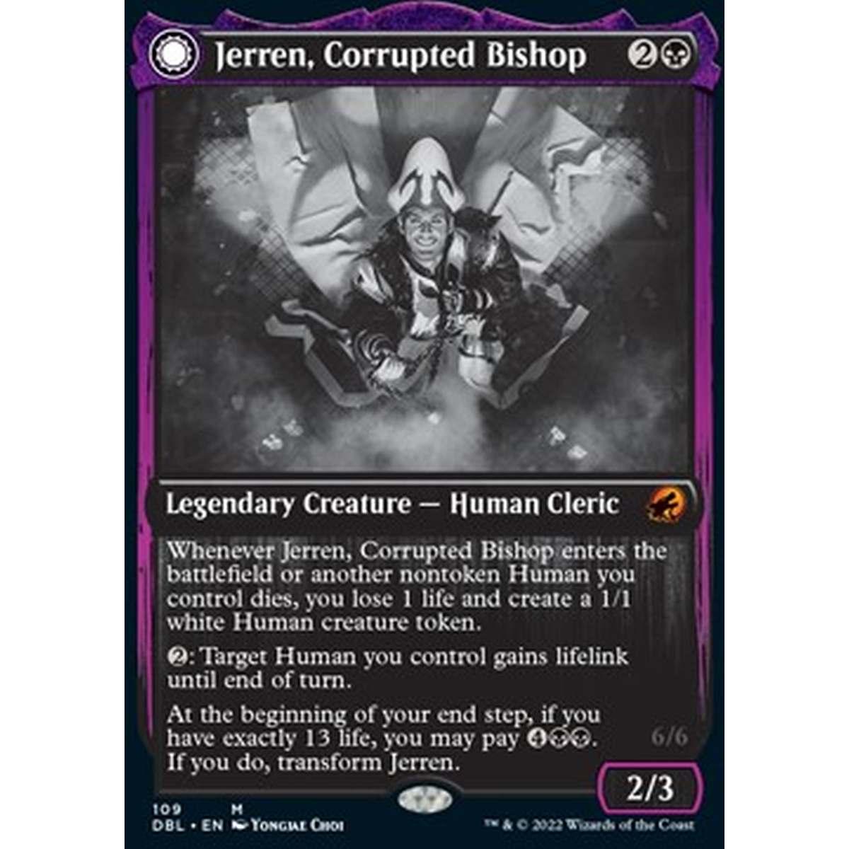 Jerren, Corrupted Bishop // Ormendahl, the Corrupter - Jerren, Corrupted Bishop // Ormendahl, the Corrupter - [DBL] [NM]