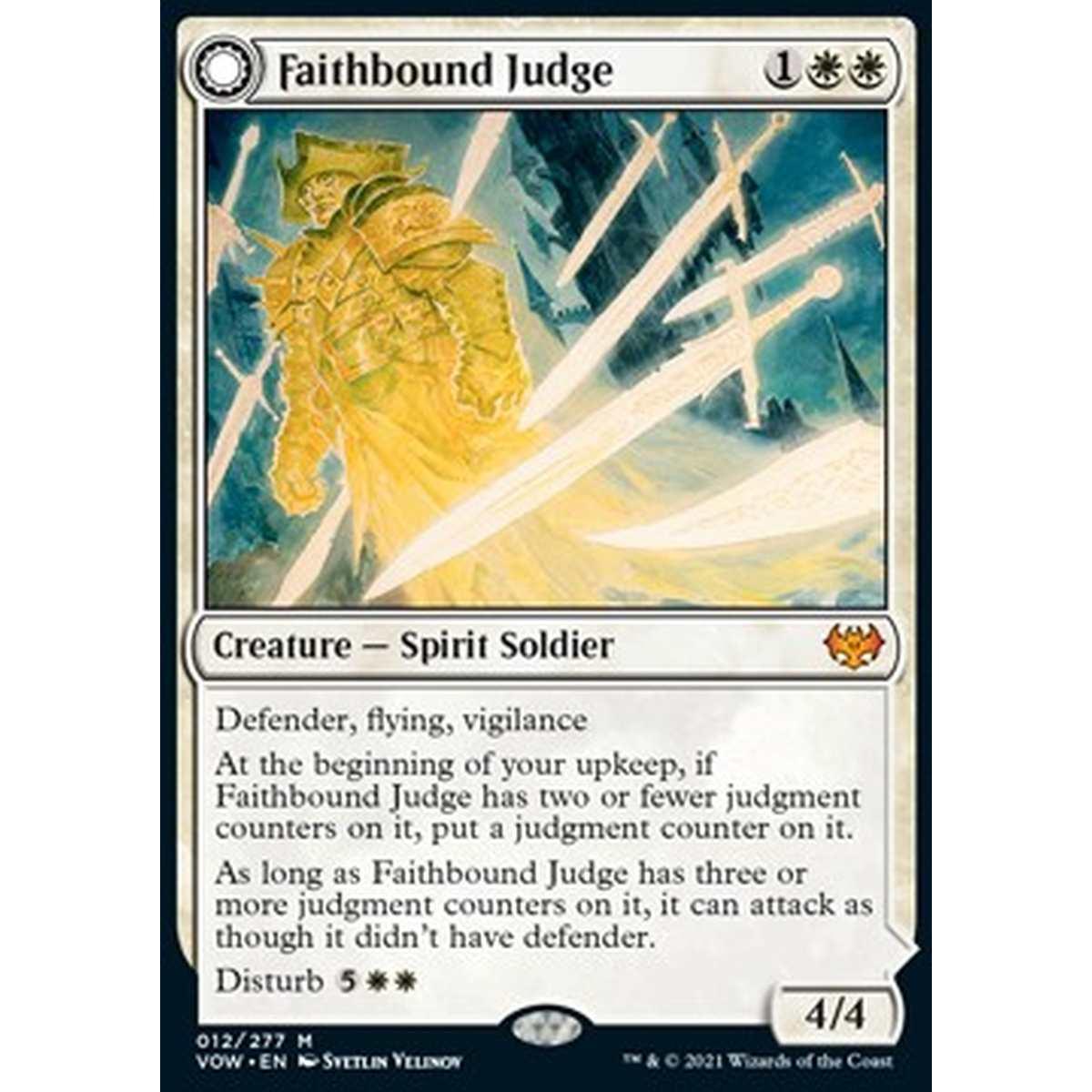 Faithbound Judge // Sinner's Judgment - Giudice del Vincolo di Fede // Giudizio del Peccatore - [VOW] [NM] [Foil]