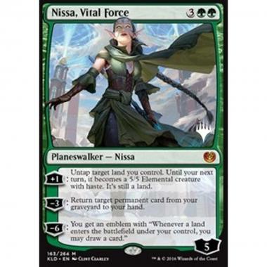 Nissa, Vital Force - Nissa, Forza Vitale - [PZNR] [NM] [Foil]
