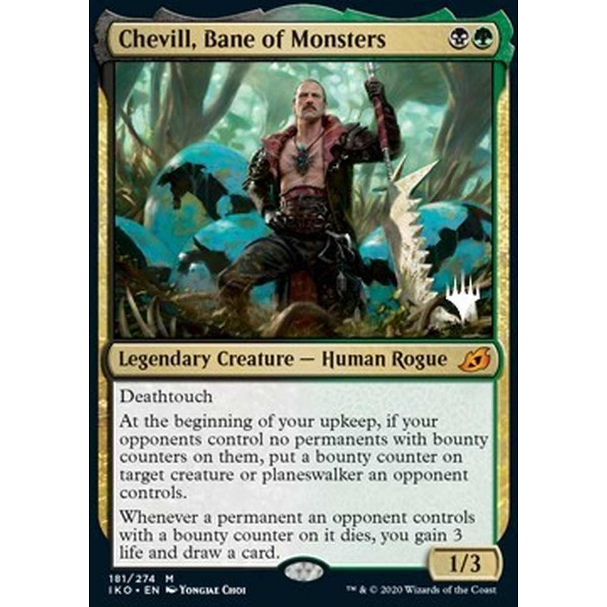 Chevill, Bane of Monsters (V.1) - Chevill, Flagello dei Mostri (V.1) - [PIKO] [NM] [Foil]
