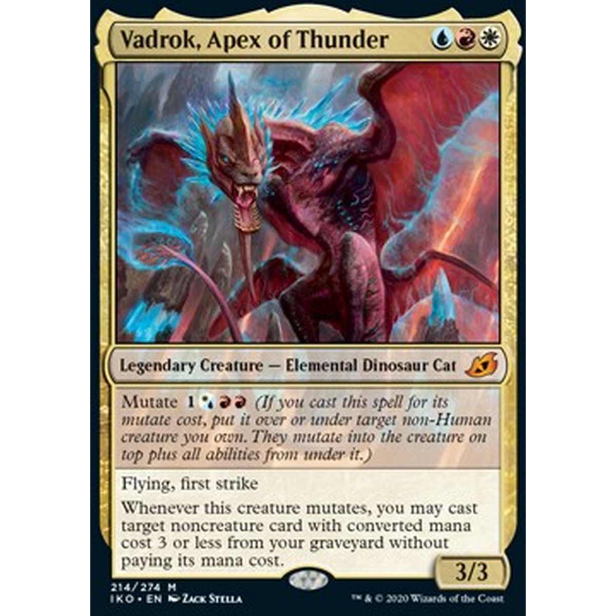 Vadrok, Apex of Thunder - Vadrok, Alfa del Tuono - [IKO] [NM] [Foil]