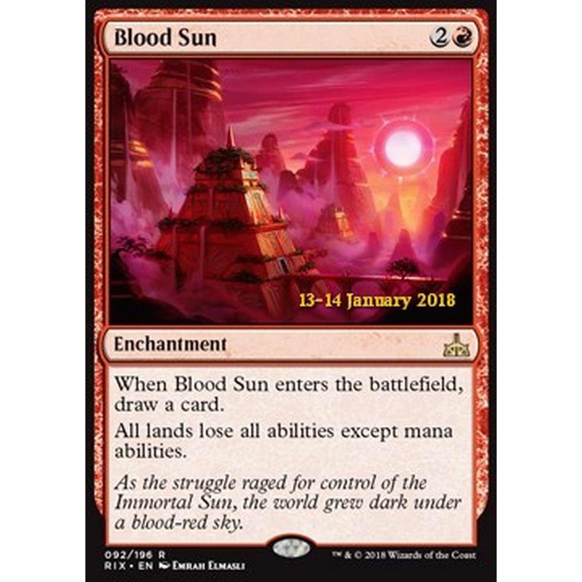 Blood Sun - Sole Insanguinato - [RIXP] [NM] [Foil]
