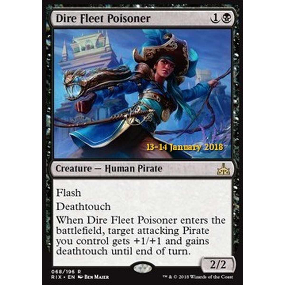 Dire Fleet Poisoner - Avvelenatrice della Flotta Funesta - [RIXP] [NM] [Foil]