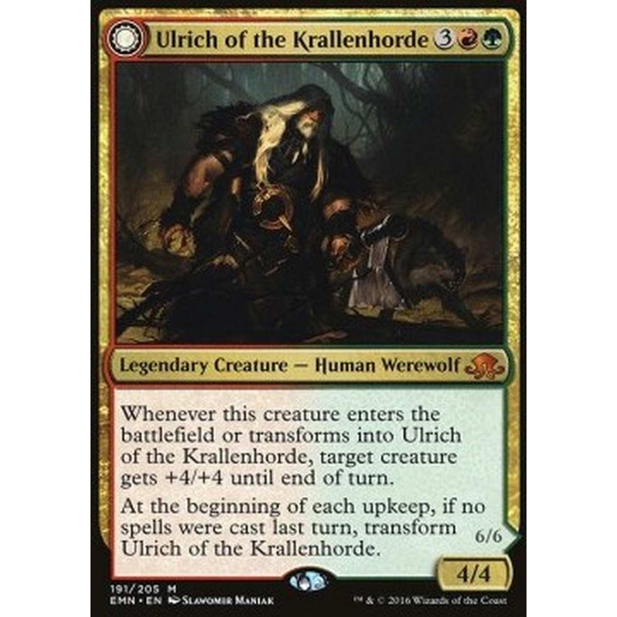 Ulrich of the Krallenhorde / Ulrich, Uncontested Alpha - Ulrich del Krallenhorde / Ulrich, Alfa Incontrastato - [EMN] [NM]