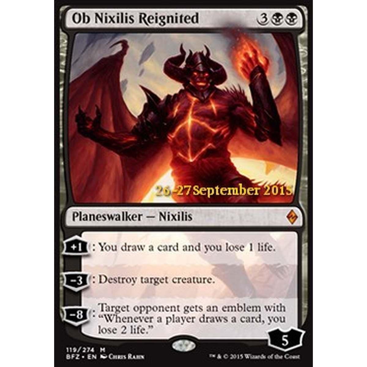 Ob Nixilis Reignited - Ob Nixilis della Fiamma Rinnovata - [PBFZ] [NM] [Foil]