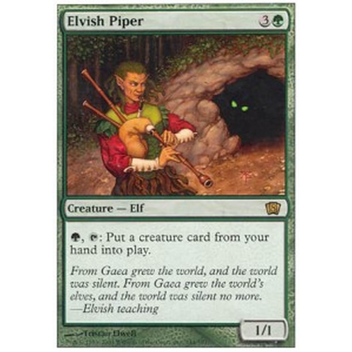 Elvish Piper - Pifferaio Elfico - [8ED] [EX]