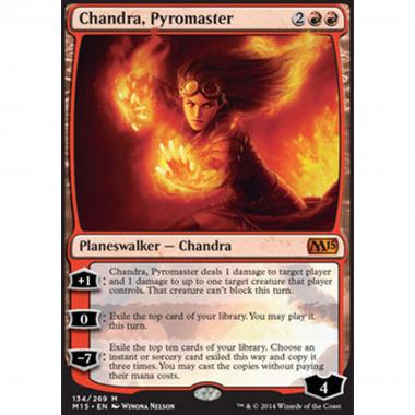 Chandra, Pyromaster - Chandra, Padrona del Fuoco - [M15] [NM] [Foil]