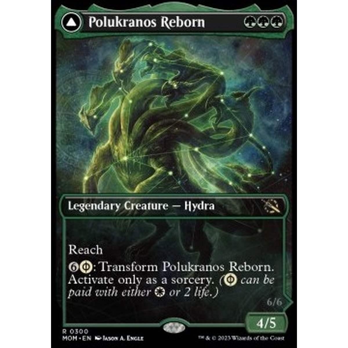 Polukranos Reborn // Polukranos, Engine of Ruin - Polukranos Reborn // Polukranos, Engine of Ruin - [XMOM] [NM] [Foil]