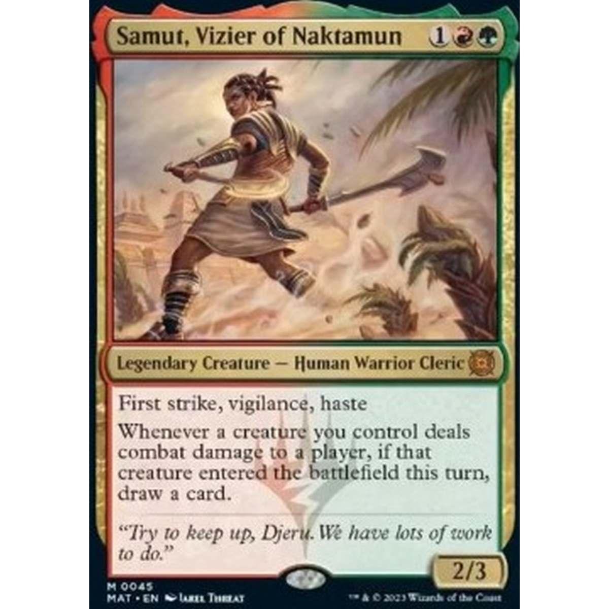 Samut, Vizier of Naktamun - Samut, Visir di Naktamun - [MAT] [NM]